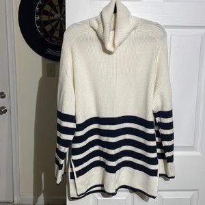 EUC COS rollback split hem sweater